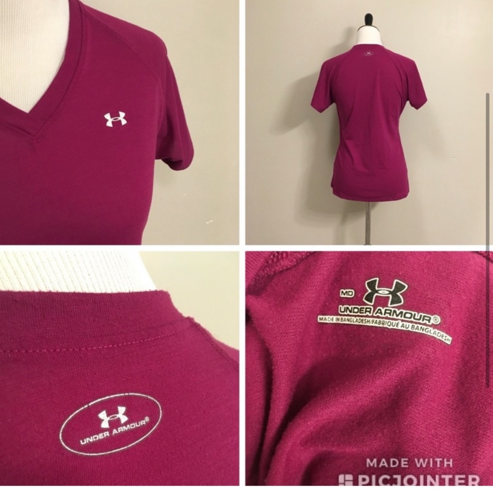Women’s Burgandy Under Armor T shirt